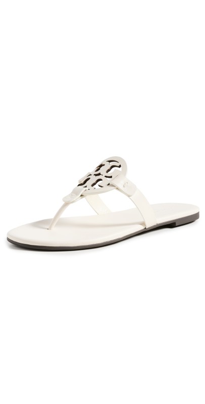 Tory Burch Miller Soft Sandals New Ivory