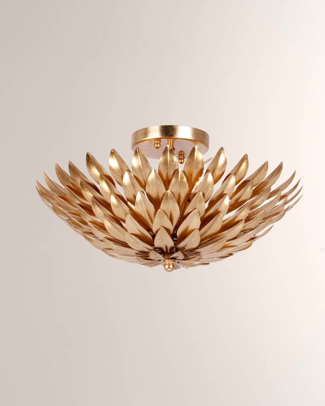 Broche 4-Light Golden Ceiling Fixture