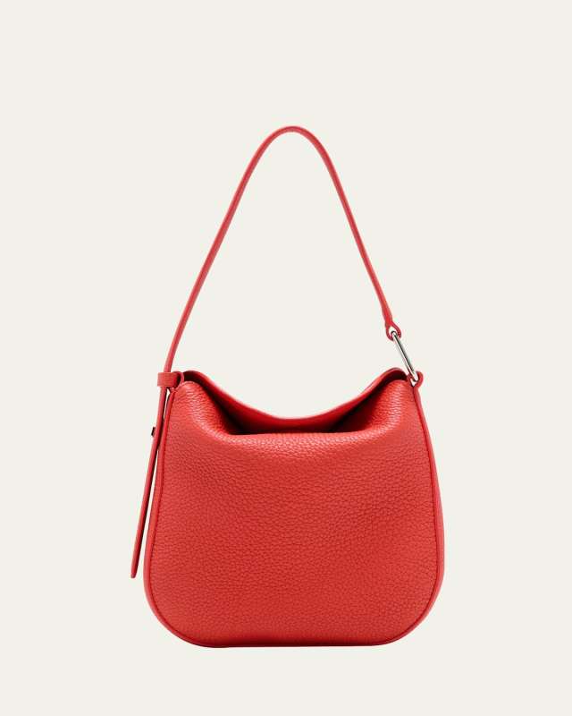 Anna Little Leather Hobo Bag
