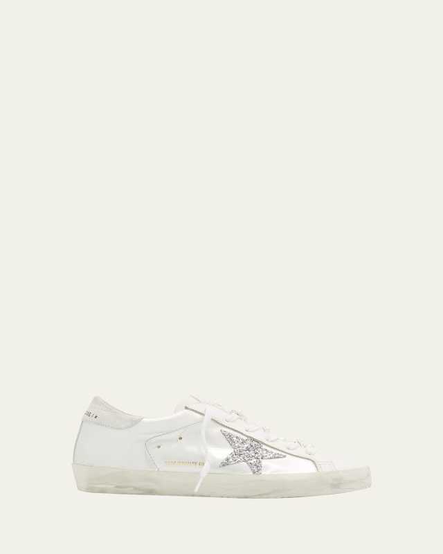 Superstar Pearly Glitter Low-Top Sneakers