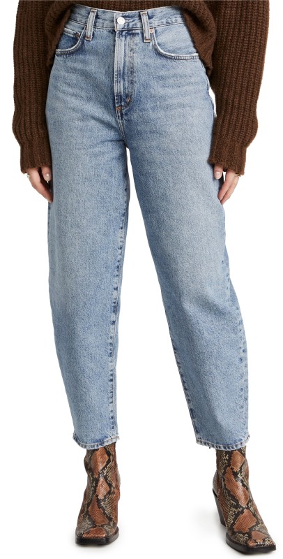 AGOLDE Ultra High Rise Curved Taper Balloon Jeans Zone