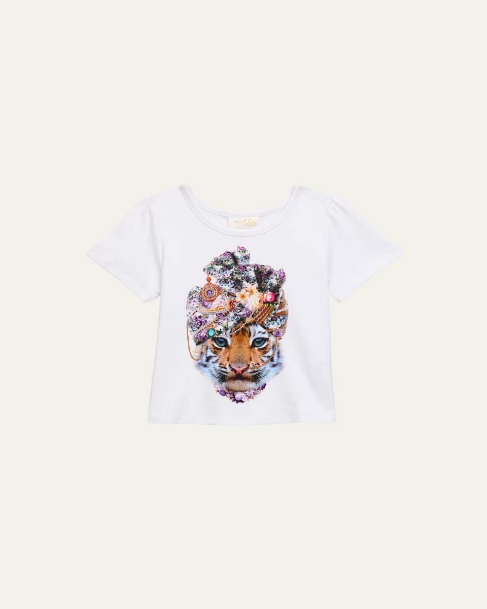 Girl's Tiger Graphic-Print T-Shirt, Size 3M-24M