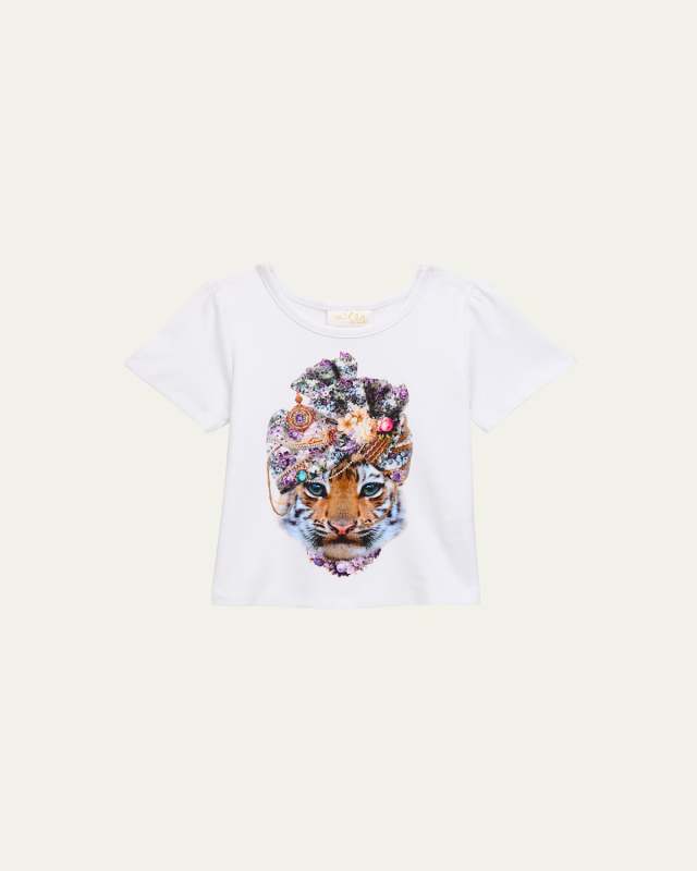 Girl's Tiger Graphic-Print T-Shirt, Size 3M-24M