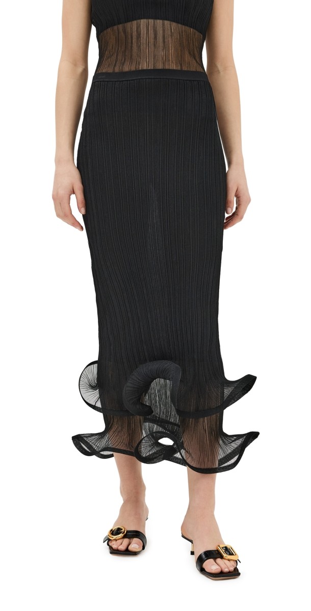SIMKHAI Kelso Skirt Black