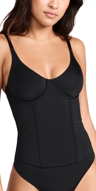 Natori Natori Liquid Tank Bustier Black