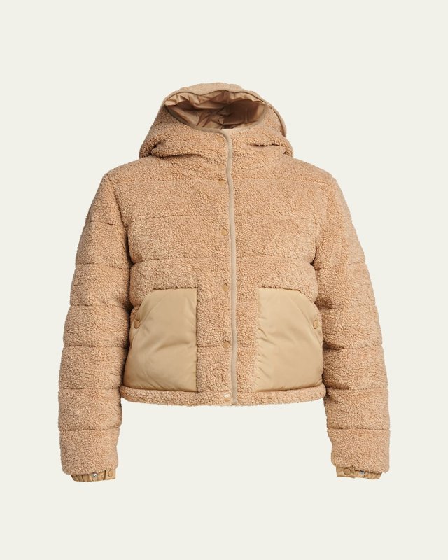 Audrieu Teddy Short Puffer Jacket