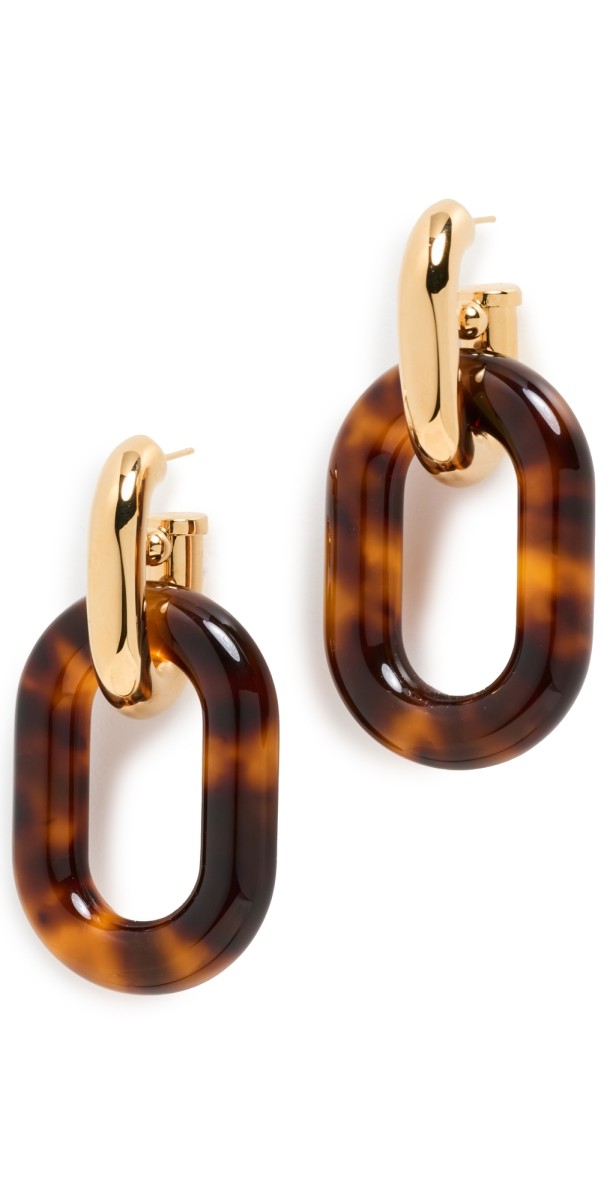 rabanne Boucle D'Oreille Earrings Turtle Shell