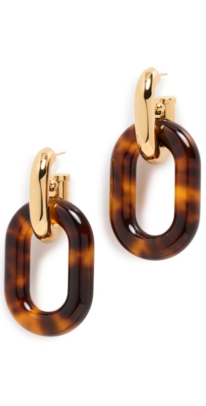 rabanne Boucle D'Oreille Earrings Turtle Shell