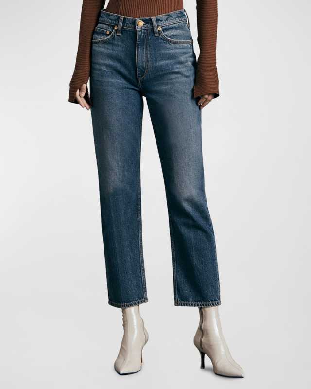 Wren Slim Straight Ankle Jeans