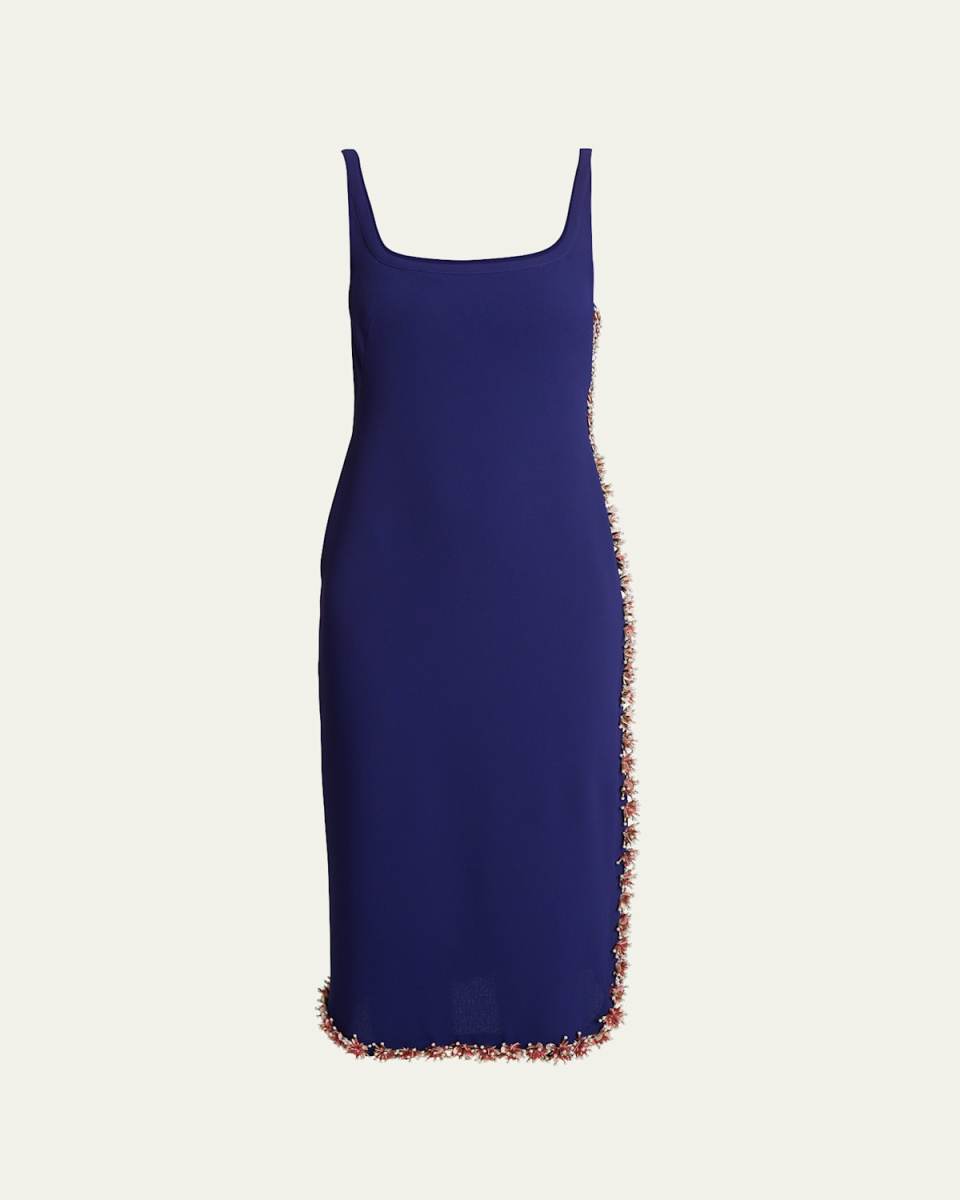 Debans Embellished Midi Dress