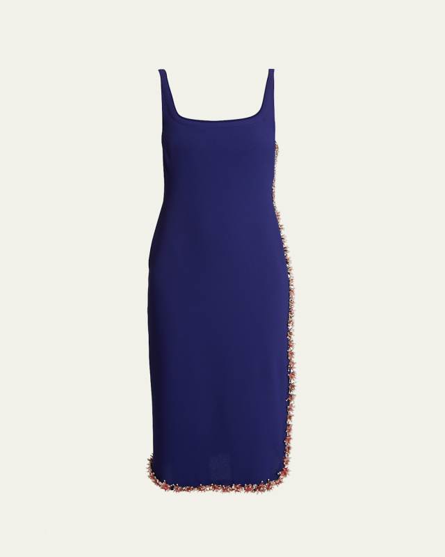 Debans Embellished Midi Dress