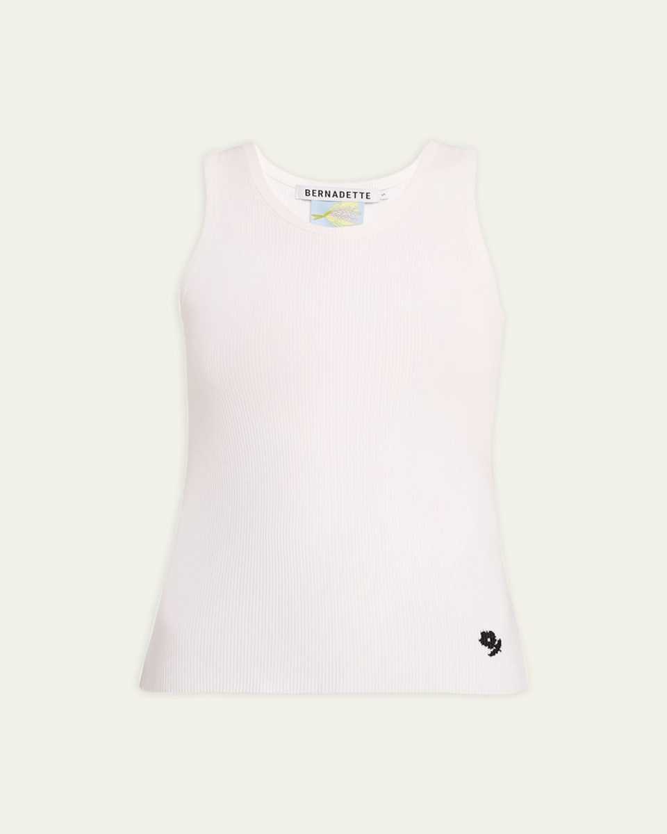 Rosette Knit Tank Top