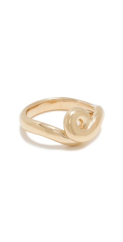Bea Bongiasca Jumbo Wave Ring Gold
