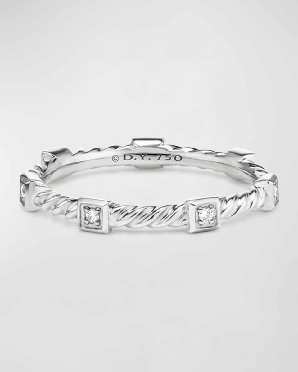 2mm Cable Collectibles Stack Ring in 18K Gold