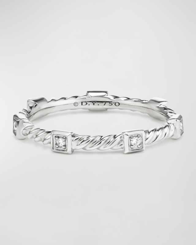 2mm Cable Collectibles Stack Ring in 18K Gold