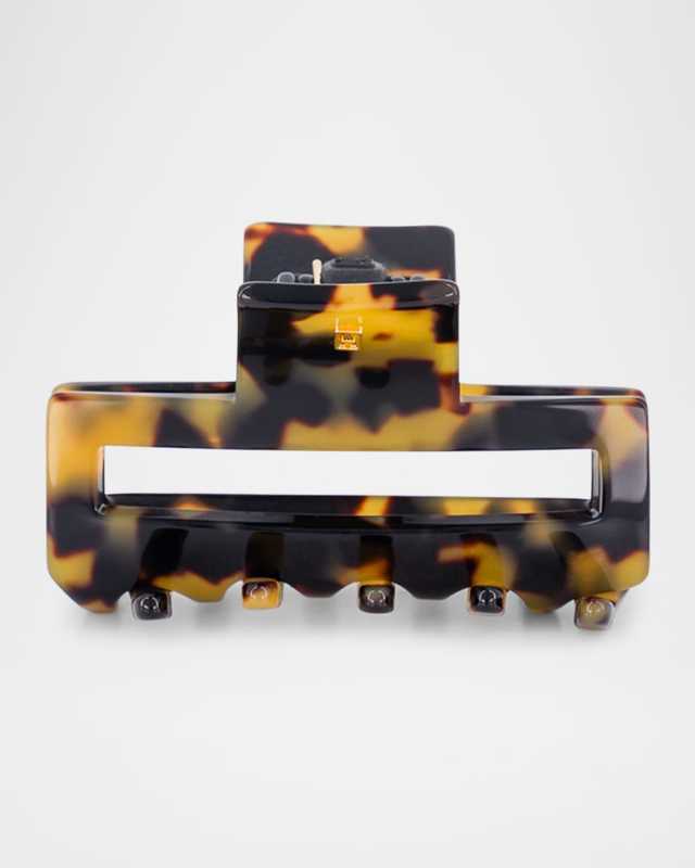 Medium Acetate & Brass Claw Clip