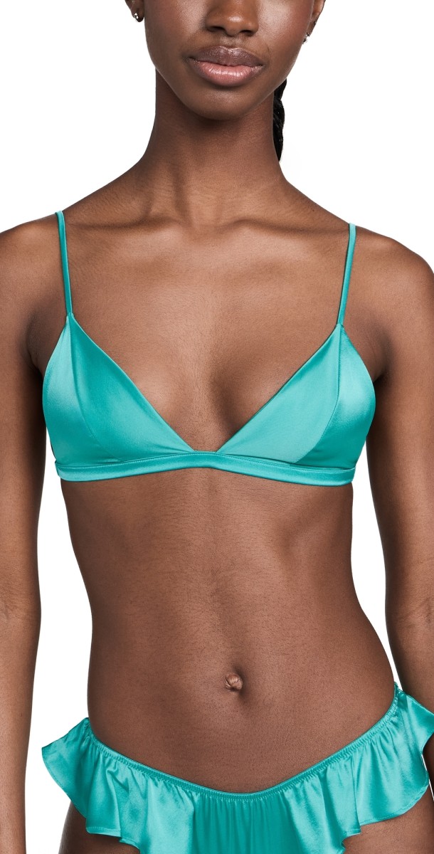 Fleur du Maluxe Triangle Bra Sea Glass