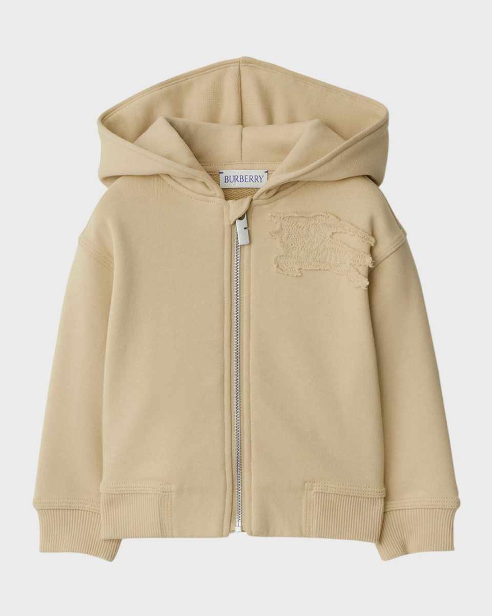 Boy's Hoodie W/ Equestrian Knight Detail, Size 12M-2