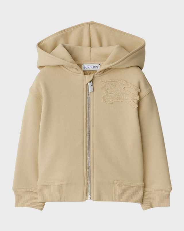 Boy's Hoodie W/ Equestrian Knight Detail, Size 12M-2