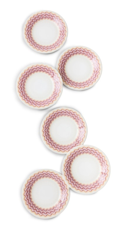 Missoni Bread or Butter Plate Set Red