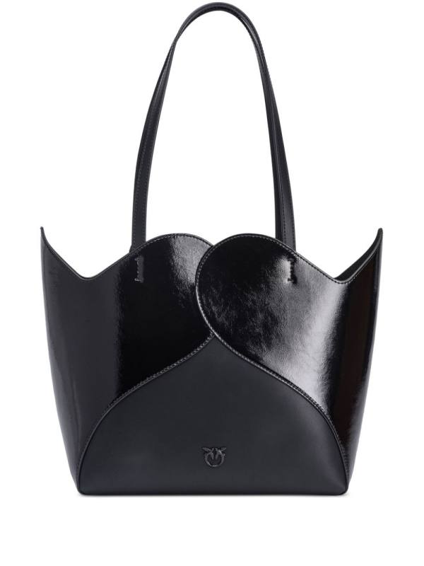 Heart shiny tote bag