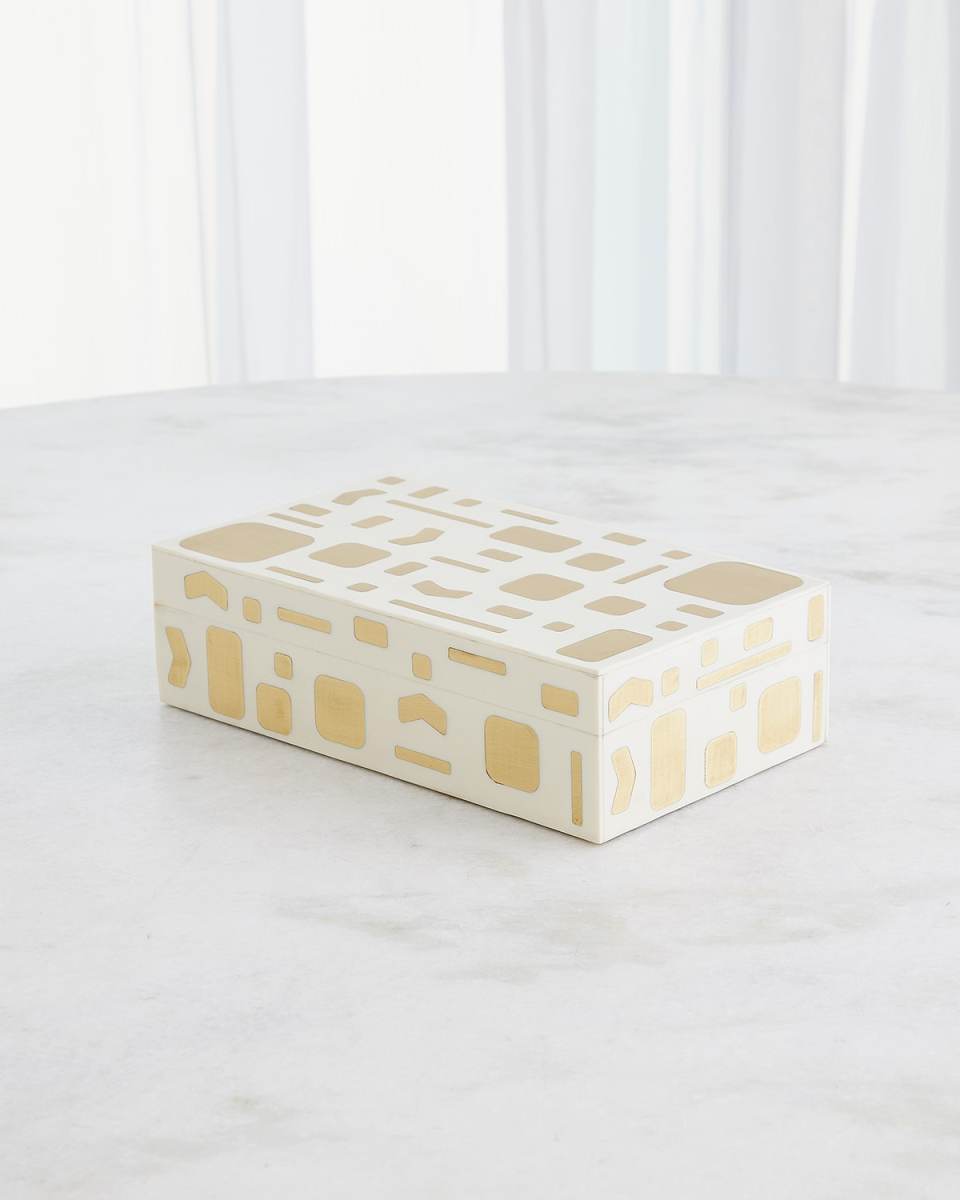 Jali Brass Box, Medium