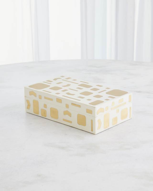 Jali Brass Box, Medium