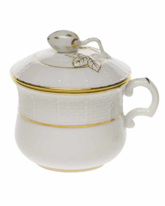 Golden Edge Pot de Creme with Berry