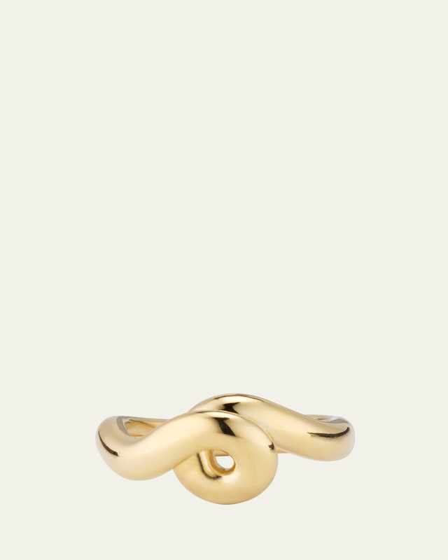 9K Yellow Gold Jumbo Wave Ring