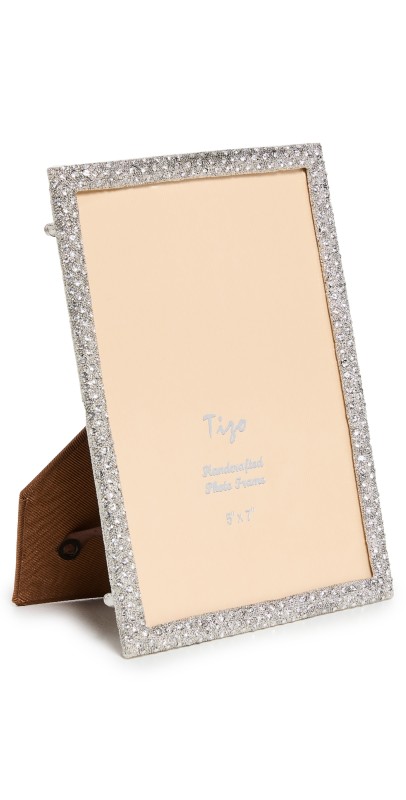 Tizo Design Tizo Designs Jeweled Metal Fame 5x7 Zinc Alloy Metal w/ Crystals
