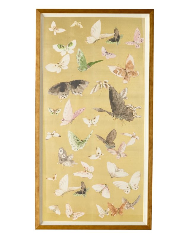 "Gilded Butterfly Flight II" Giclee Art