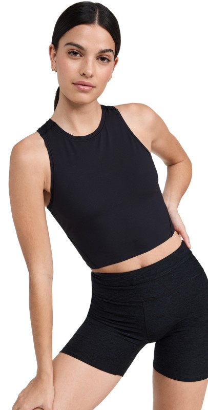 On Movement Crop Top Black