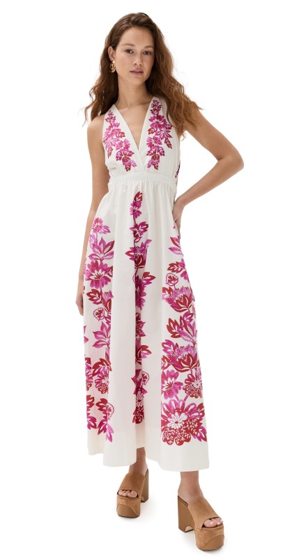 FARM Rio Flowerful Birds Off White Dress Flowerful Birds Off-White