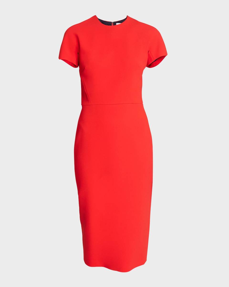 Fitted T-Shirt Sheath Dress