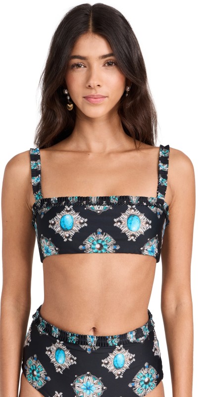 Agua by Agua Bendita Olmo Platero Bikini Top Multicolor