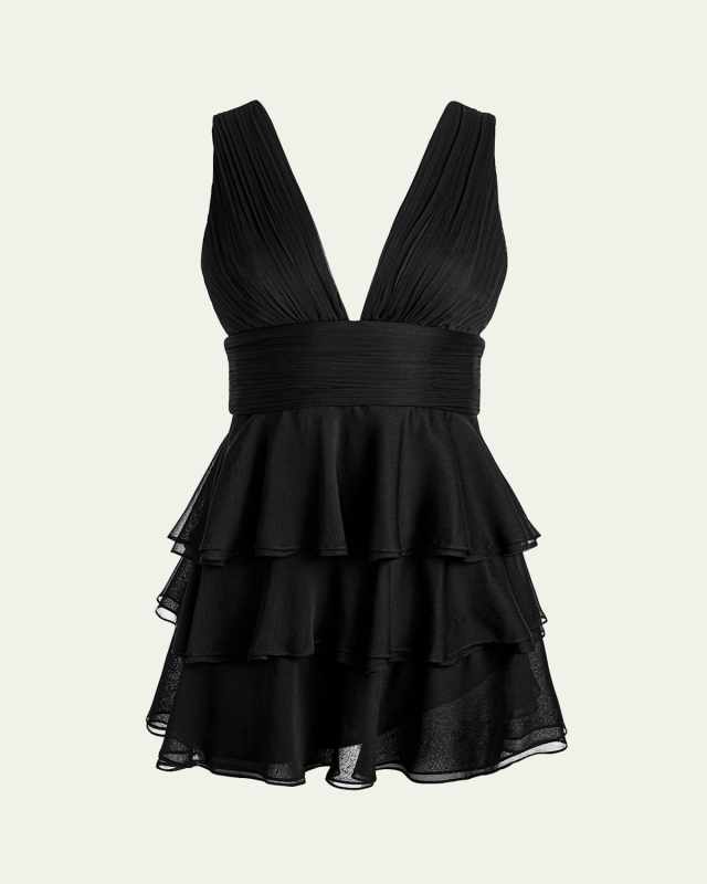 Holly Ruffle Mini Dress