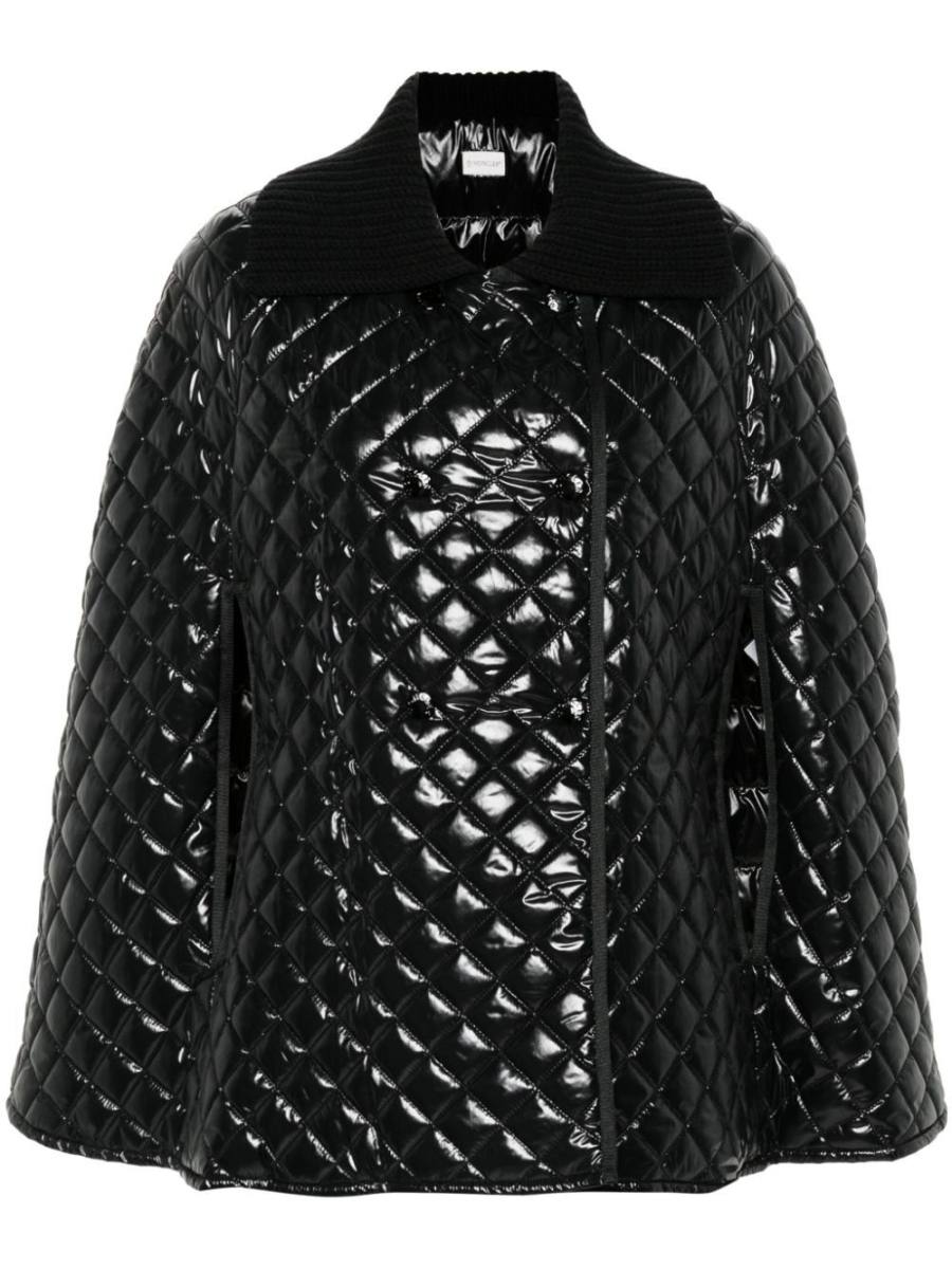quilted down cape