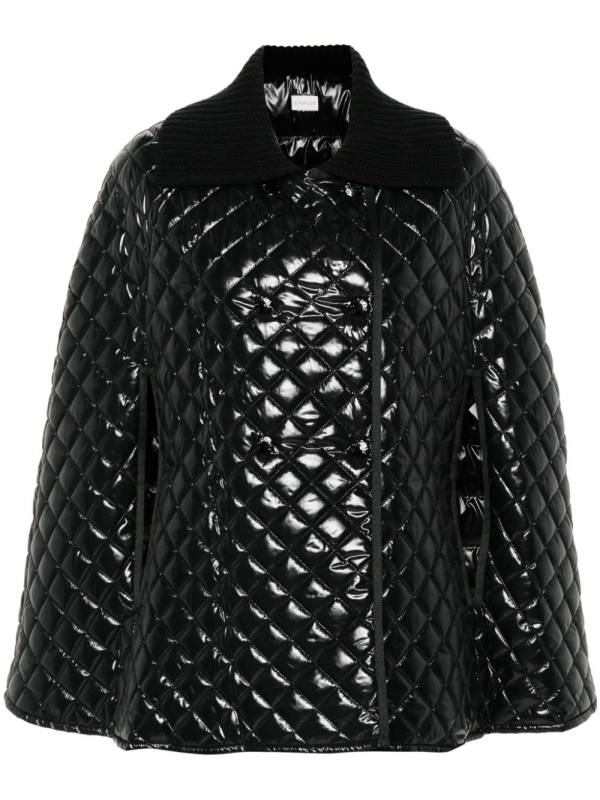 quilted down cape
