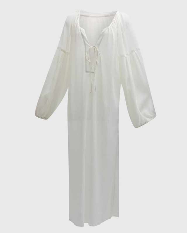 Iris Maxi Shirtdress