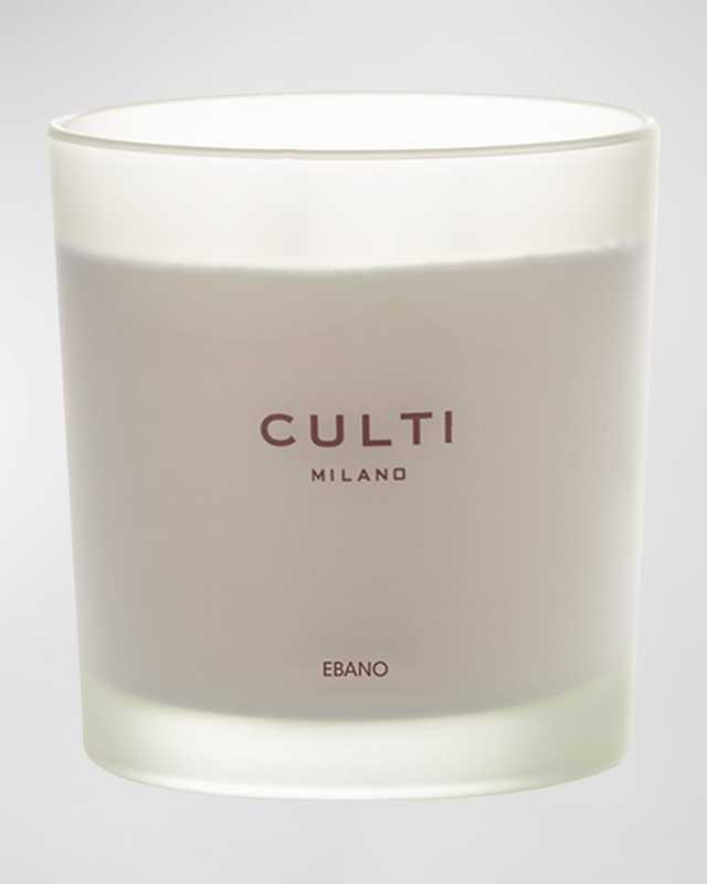 Ebano White Vase Candle, 550g