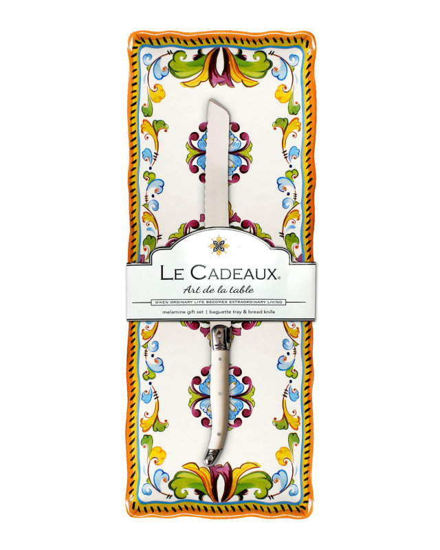 Melamine Baguette Tray & Bread Knife