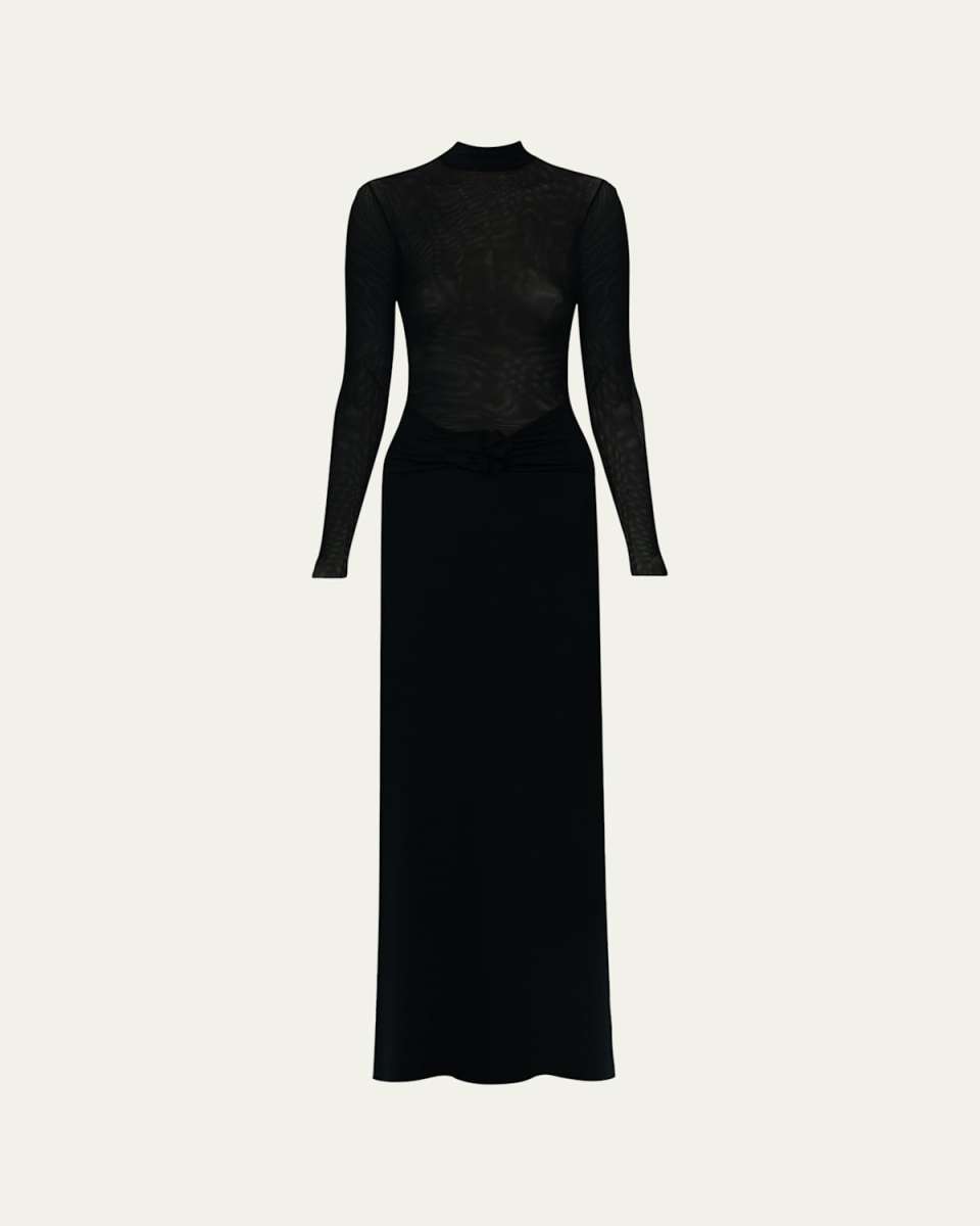 Efimera Long-Sleeve Maxi Dress