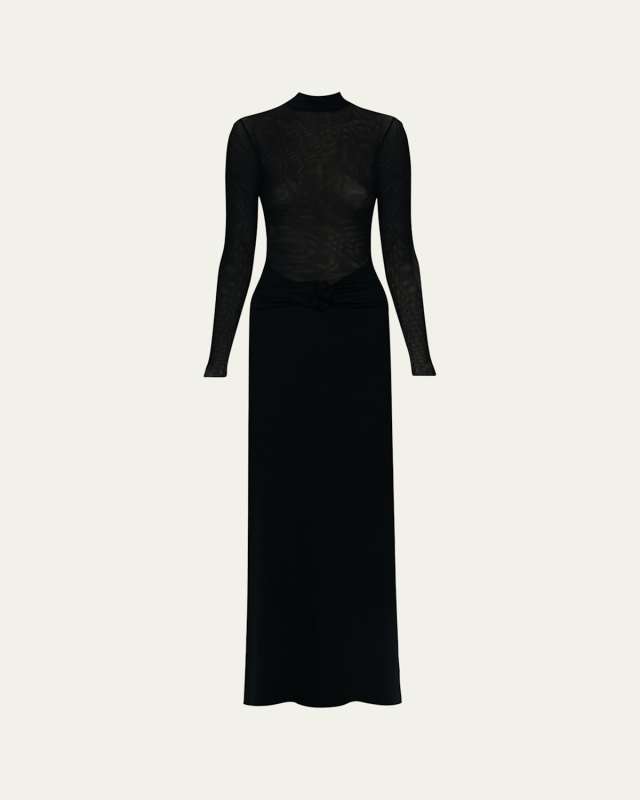 Efimera Long-Sleeve Maxi Dress