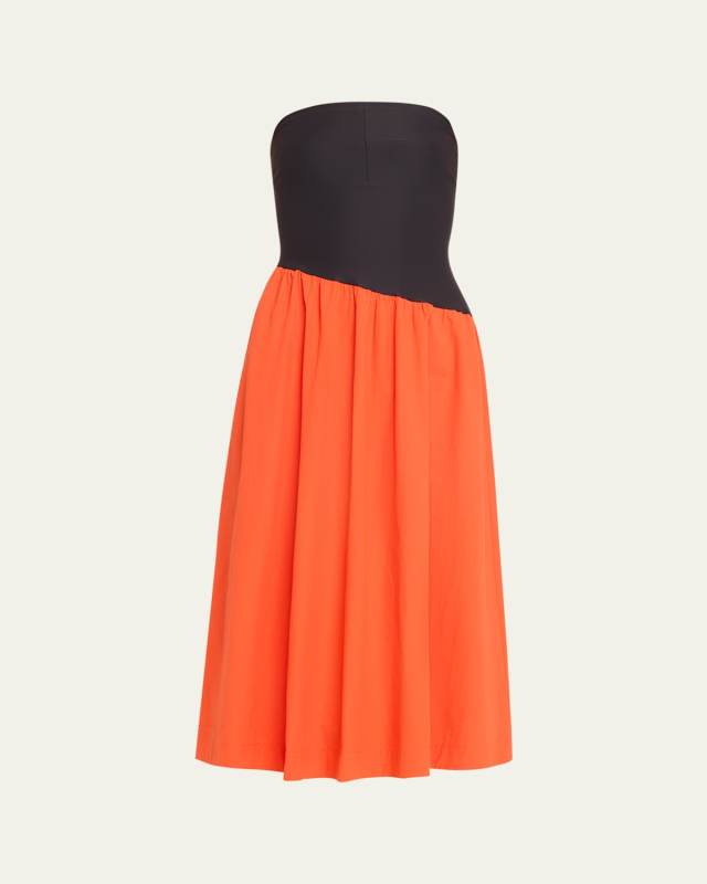 Tadeo Strapless Midi Dress