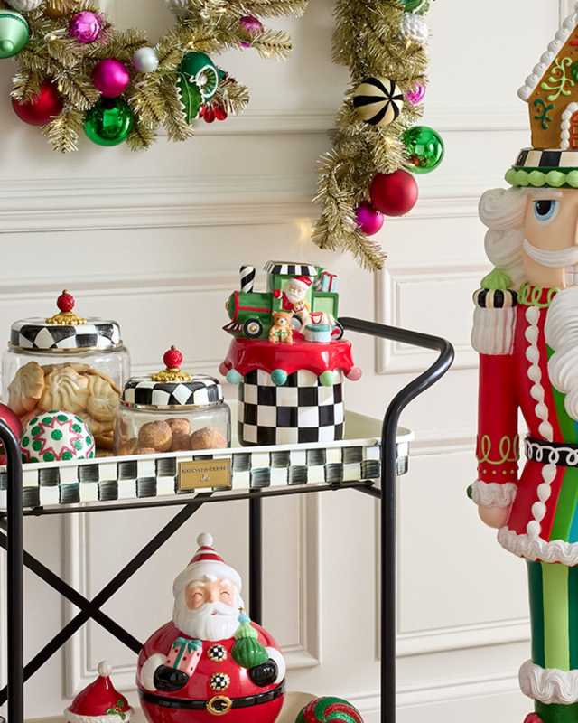 Granny Kitsch Holiday Train Lidded Dish