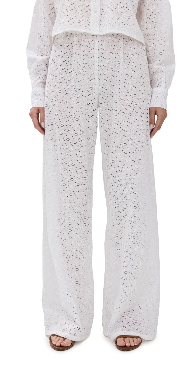 SPRWMN Pull On Pants White