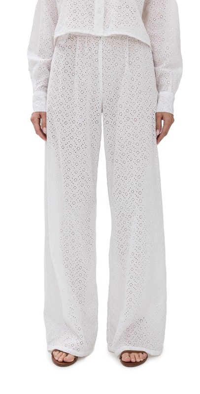 SPRWMN Pull On Pants White