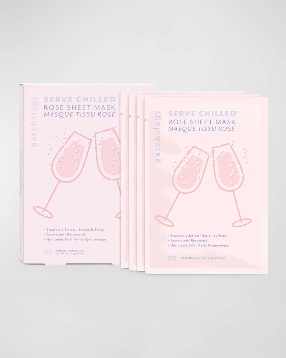 Served Chilled Rose Sheet Mask,