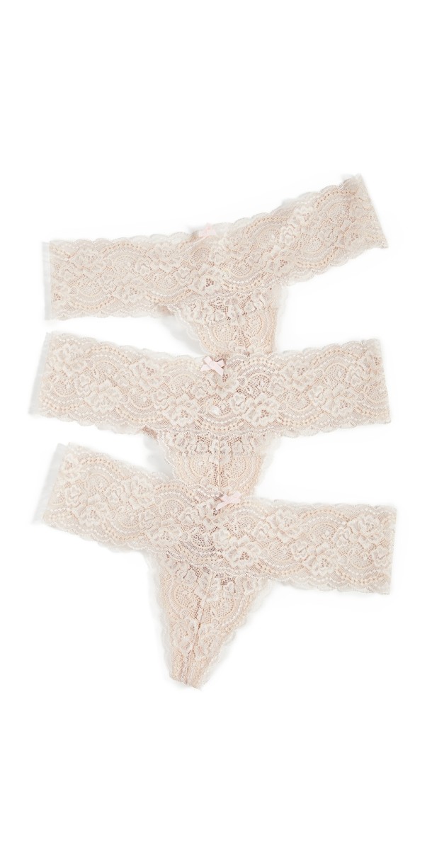 Skarlett Blue Obsessed Thong 3 Pack Cashmere