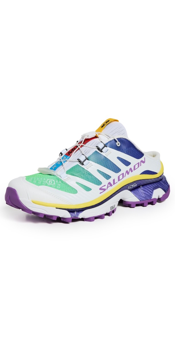 MM6 Maison Margiela Xt-4 Mules Spectrum Blue/White/Spring Bou